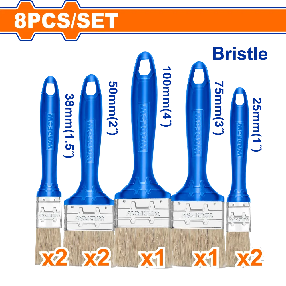 Set 8 buc. pensule pentru vopsit Wadfow