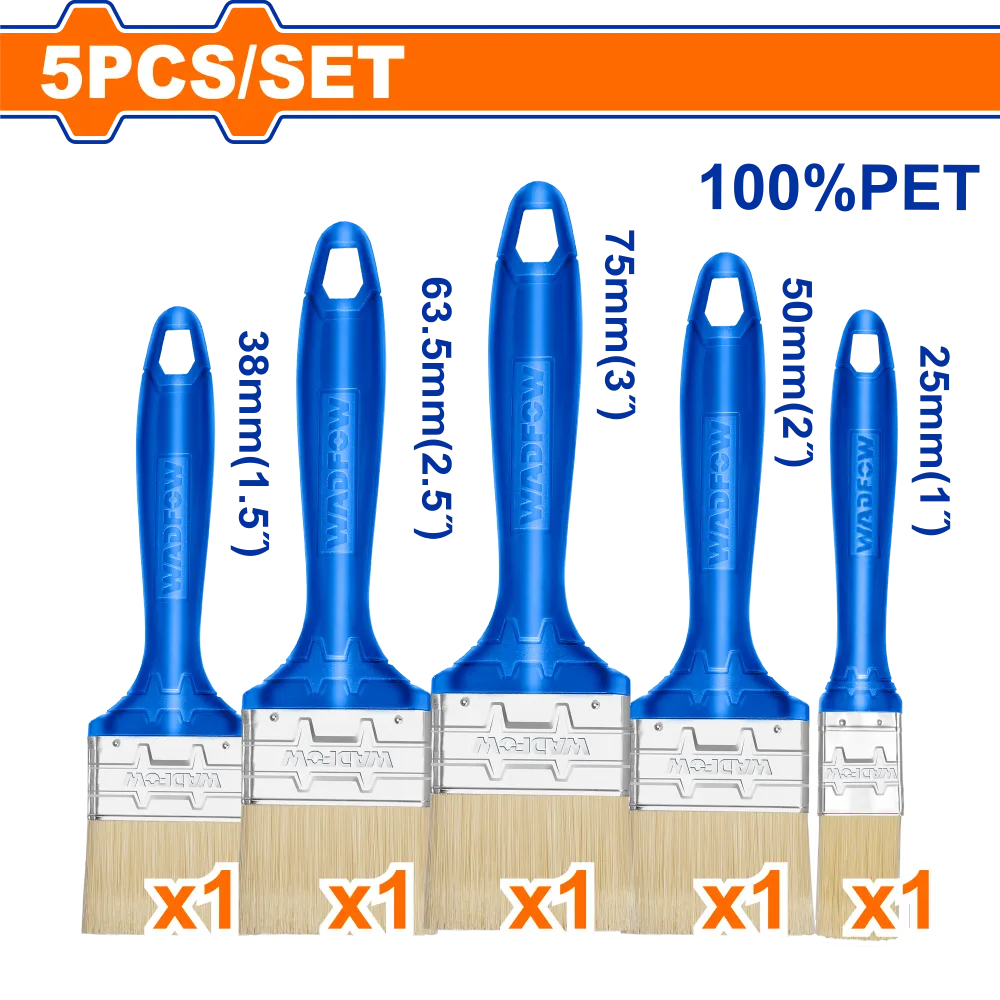 Set 5 pensule pentru vopsit Wadfow