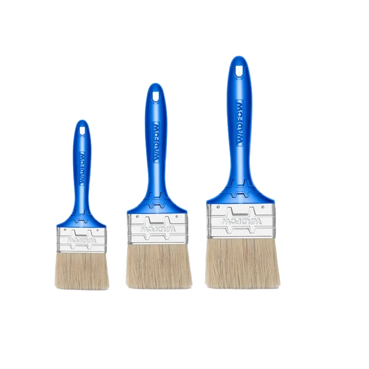 Set pensule pentru vopsit Wadfow, pentru vopsele pe baza de ulei, 3 buc