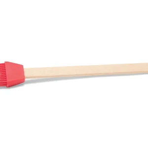Pensula pentru patiserie, cu peri din silicon rosu, 27 cm - PATISSE