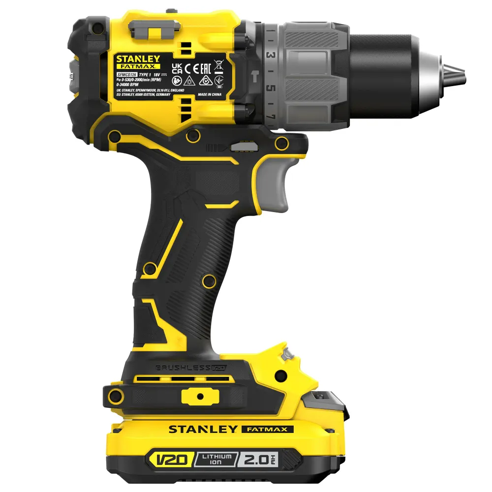 Mașă de găurit cu impact Stanley SFMCD726D2K-QW 18V 2Ah