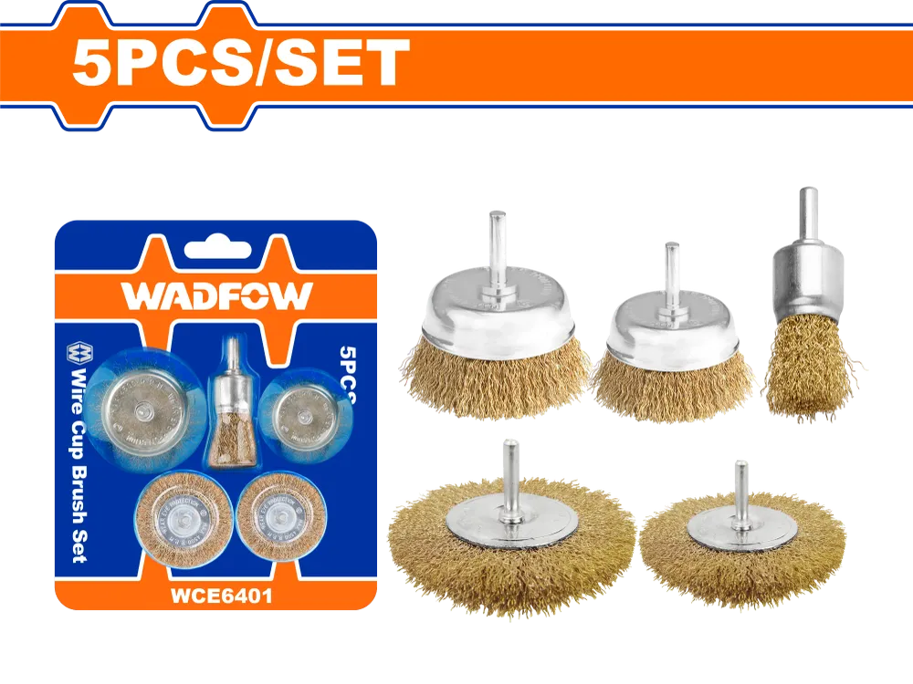 Set perii sarma pentru lemn, otel Wadfow, dimensiuni 1”, 2”, 3”, 5 buc