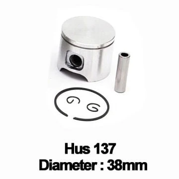 Piston complet Husqvarna 136, 137 – diametru 38 mm