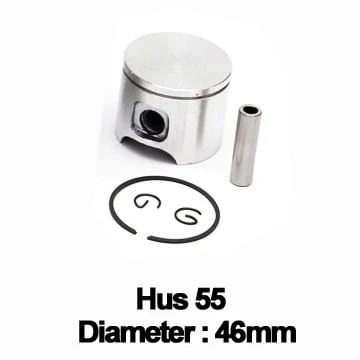 Piston complet Husqvarna 55, 46 mm