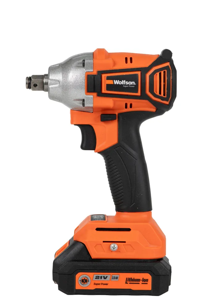 Masina de insurubat cu impact si acumulator Wolfson - 21V, 2 Ah, 2 acumulatori