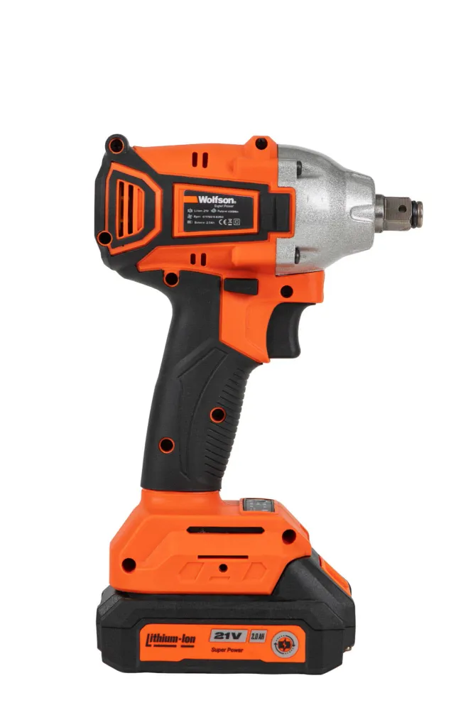 Masina de insurubat cu impact si acumulator Wolfson - 21V, 2 Ah, 2 acumulatori