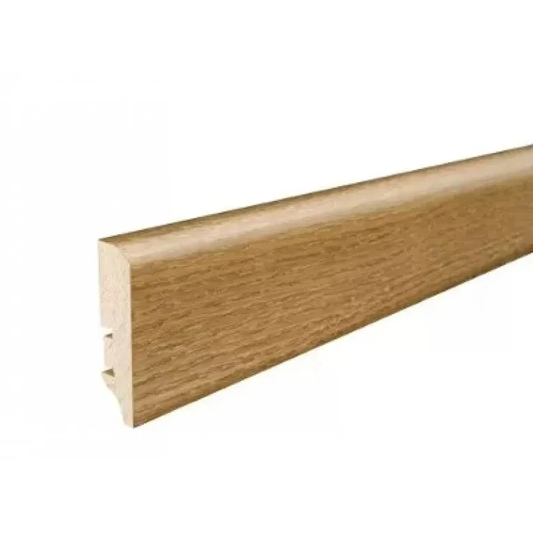 Barlinek P50 Plinta parchet lemn furniruit 6 cm, maro (stejar terra)