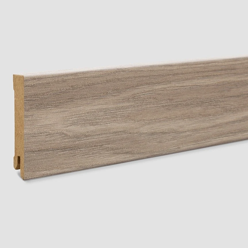 Egger L585 Plinta parchet MDF 8 cm, gri (stejar soria gri)