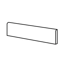 Plinta gresie exterior / interior alba 7.5x60 cm, Marazzi Stonework White