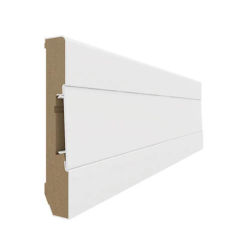 Plinta MDF Estilo 100 Alb 2.4 E401, 1 buc