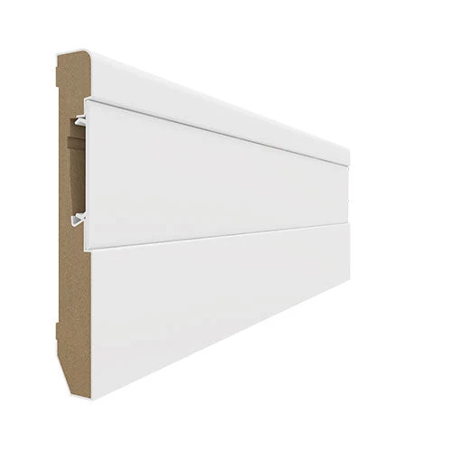 Plinta MDF Estilo 110 Alb 2.4 E701, 1 buc