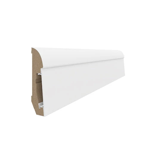 Plinta MDF Estilo 65 Alb 2.4 E101, 1 buc