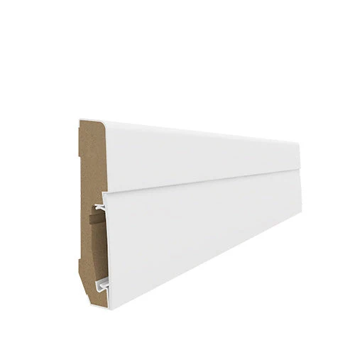 Plinta MDF Estilo 75 Alb 2.4 E301, 1 buc