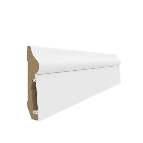 Plinta MDF Estilo 75 Alb 2.4 E501, 1 buc