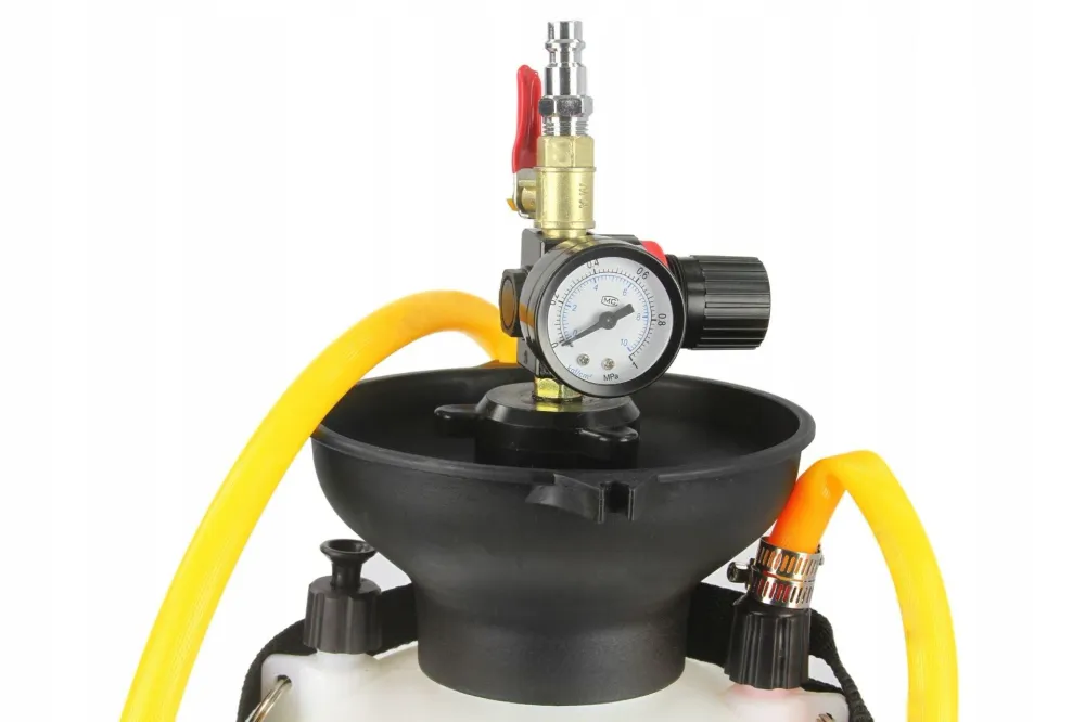 Distribuitor ulei pneumatic 8 litri, pompa de bagat ulei motor cutii de viteze