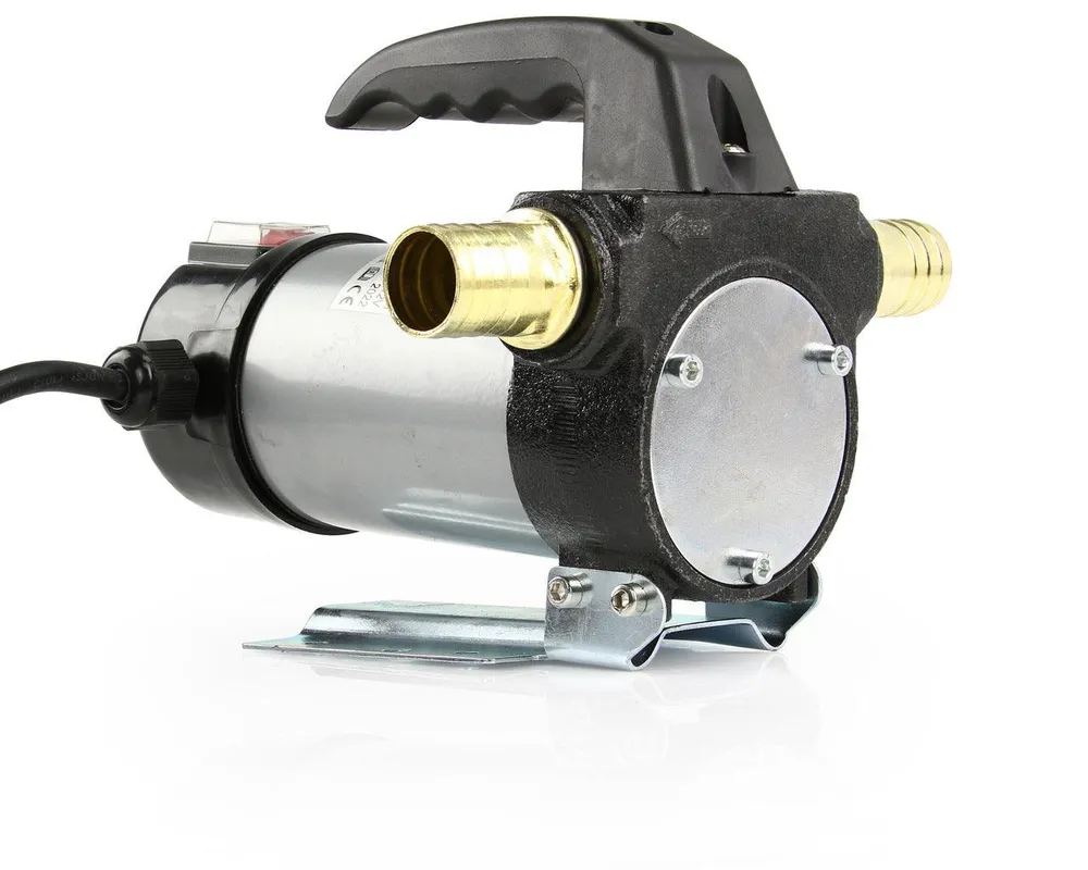 Pompa transfer motorina si ulei 12 volti 50L/min cu autoamorsare, pompa transfer diesel 160 wati 12 volti