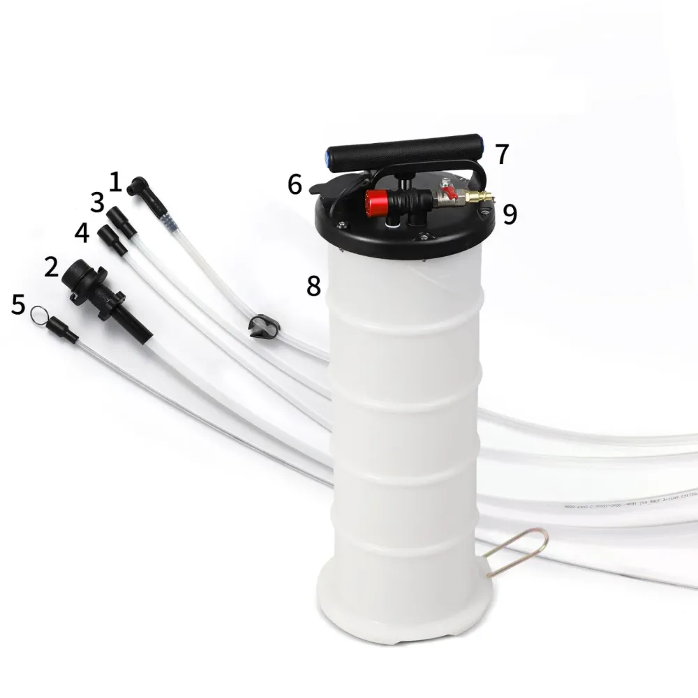 Pompa de ulei cu vid manuală/pneumatică 6.5L, Pompa de ulei cu vacuum