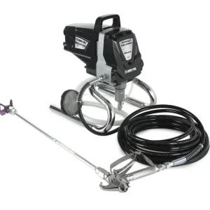 Pompa de vopsit zugravit airless 1100W lac lavabila 210 bari 1.5L/min