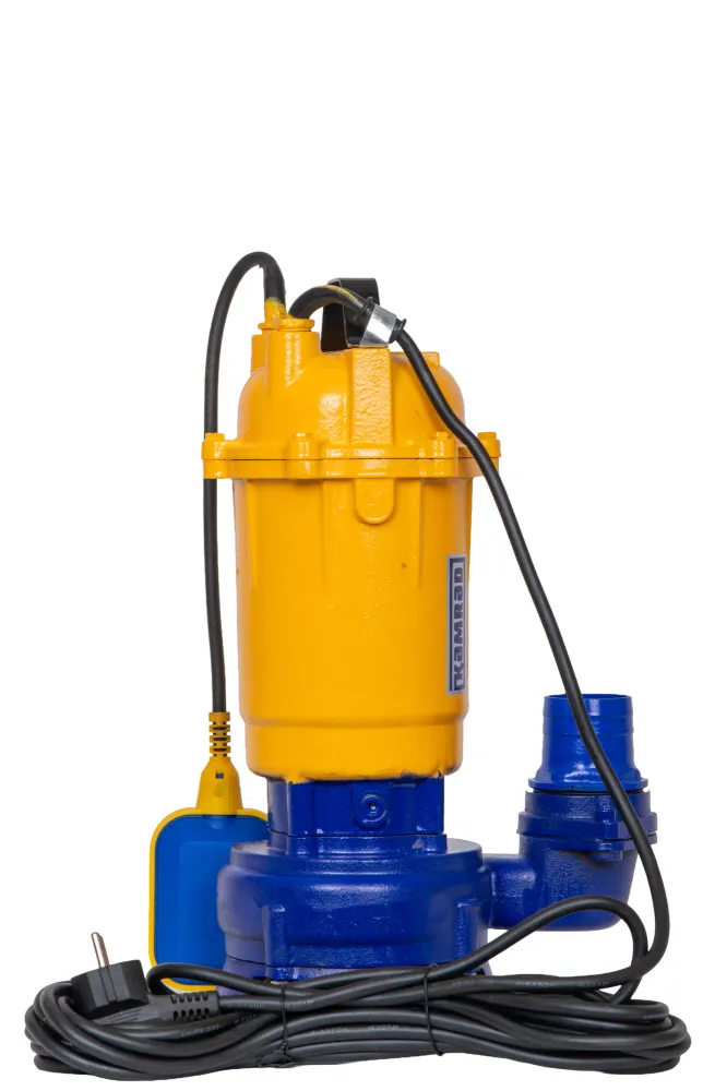 Pompa submersibila de apa murdara cu tocator Kamrad WQCD-K3300, 1300W, 25000 l/h, adancime 8m