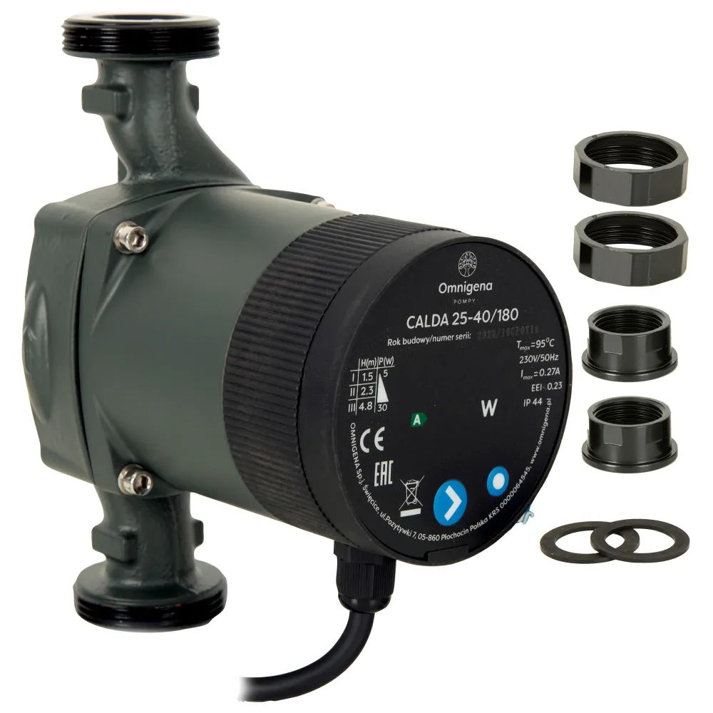 Pompa recirculare centrala Omnigena CALDA 25-40/180, debit 42l/min, putere 30W