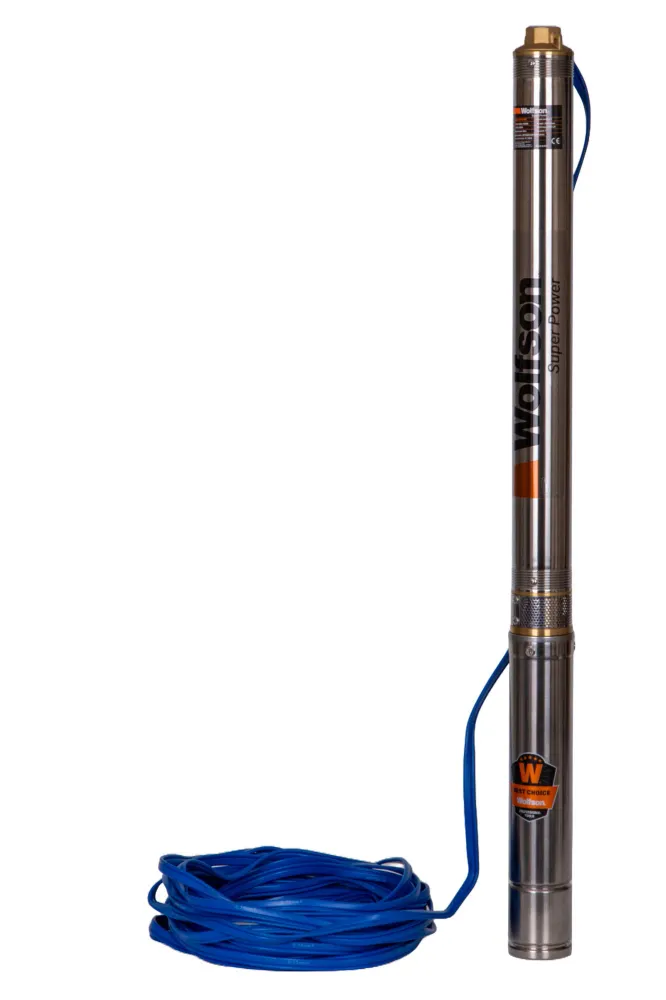 Pompa submersibila apa curata Wolfson 1100W D-3 - 20 turbine, debit max 2700 l/h, adancime max 40m