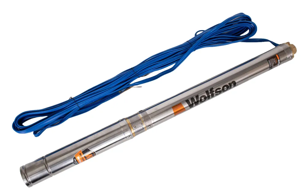 Pompa submersibila apa curata Wolfson 1100W D-3 - 20 turbine, debit max 2700 l/h, adancime max 40m
