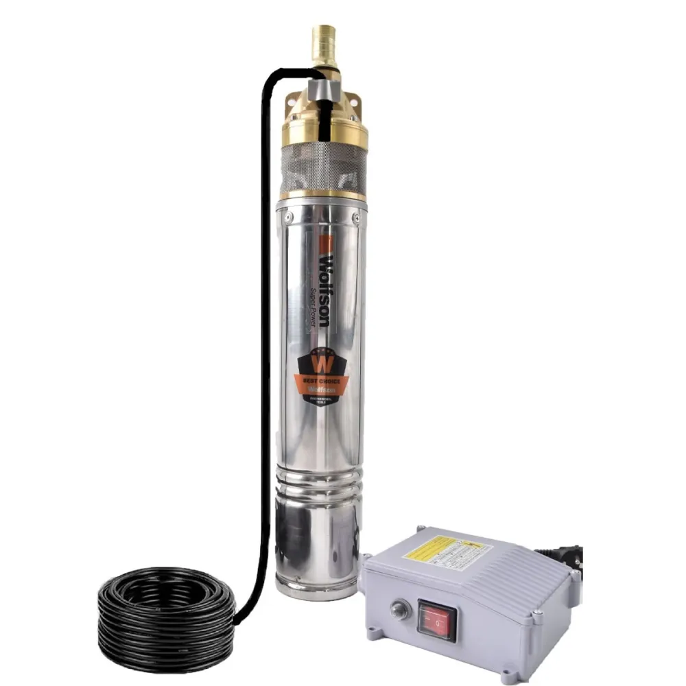 Pompa submersibila apa curata WOLFSON 4SKM-150 PRO - 1100W, 3300 l/h