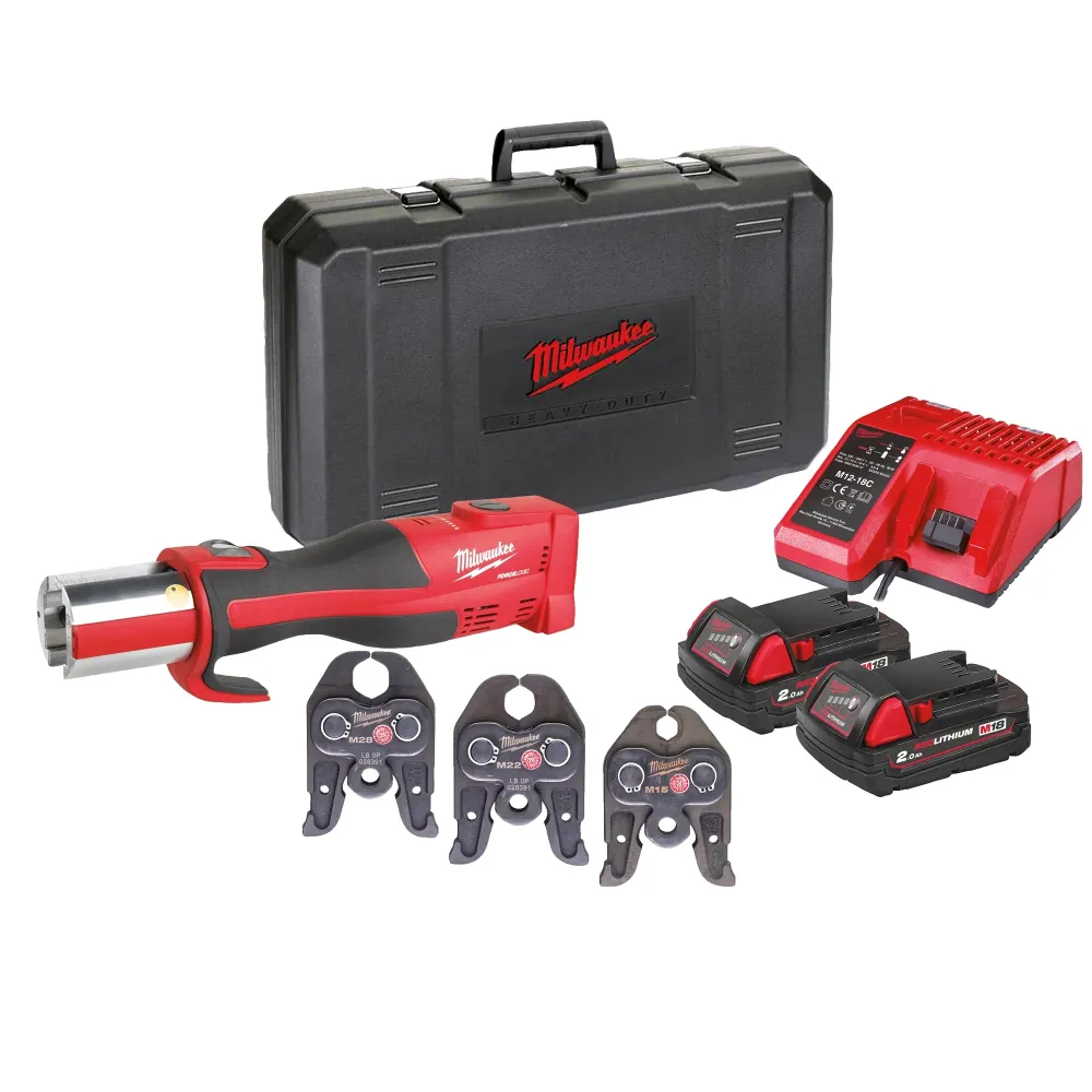 Milwaukee M18 BLHPT-202C SET 18V 2Ah Presă
