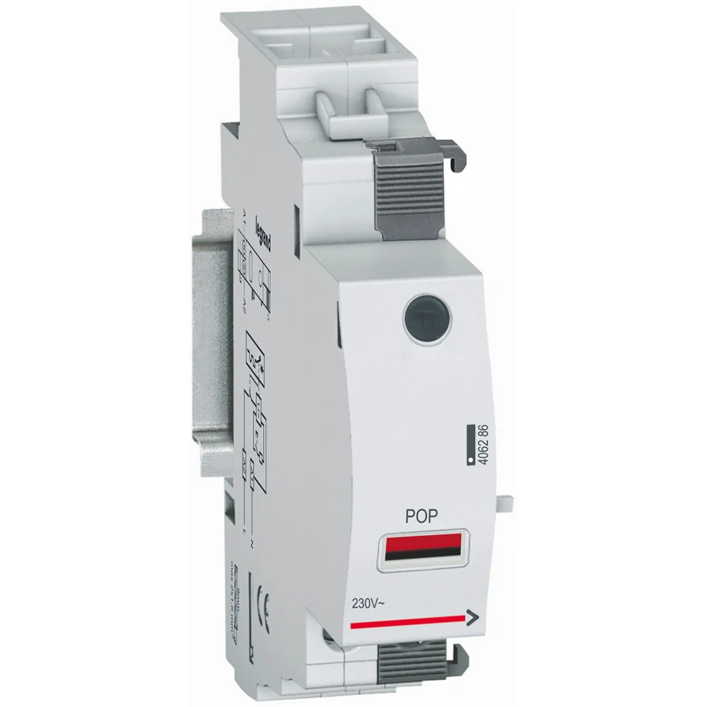 Bobina de declansare la supratensiune, 230V, 1 modul, DX³ Legrand 406286