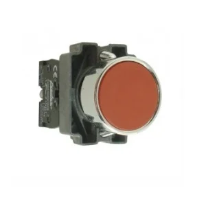 Buton cu revenire, 1NI, 6A, rosu, Freder 32-750
