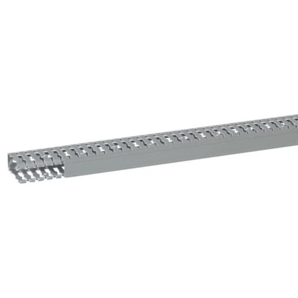 Canal cablu pieptane, 25x60mm, 2m, gri, Transcab Legrand 636102