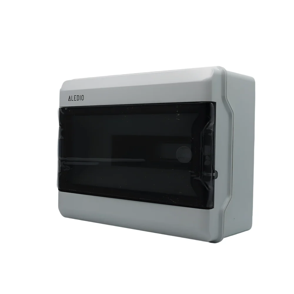 Cofret etans, aparent, 13 module, 1 rand, IP65, protectie UV, Aledio A13M1R