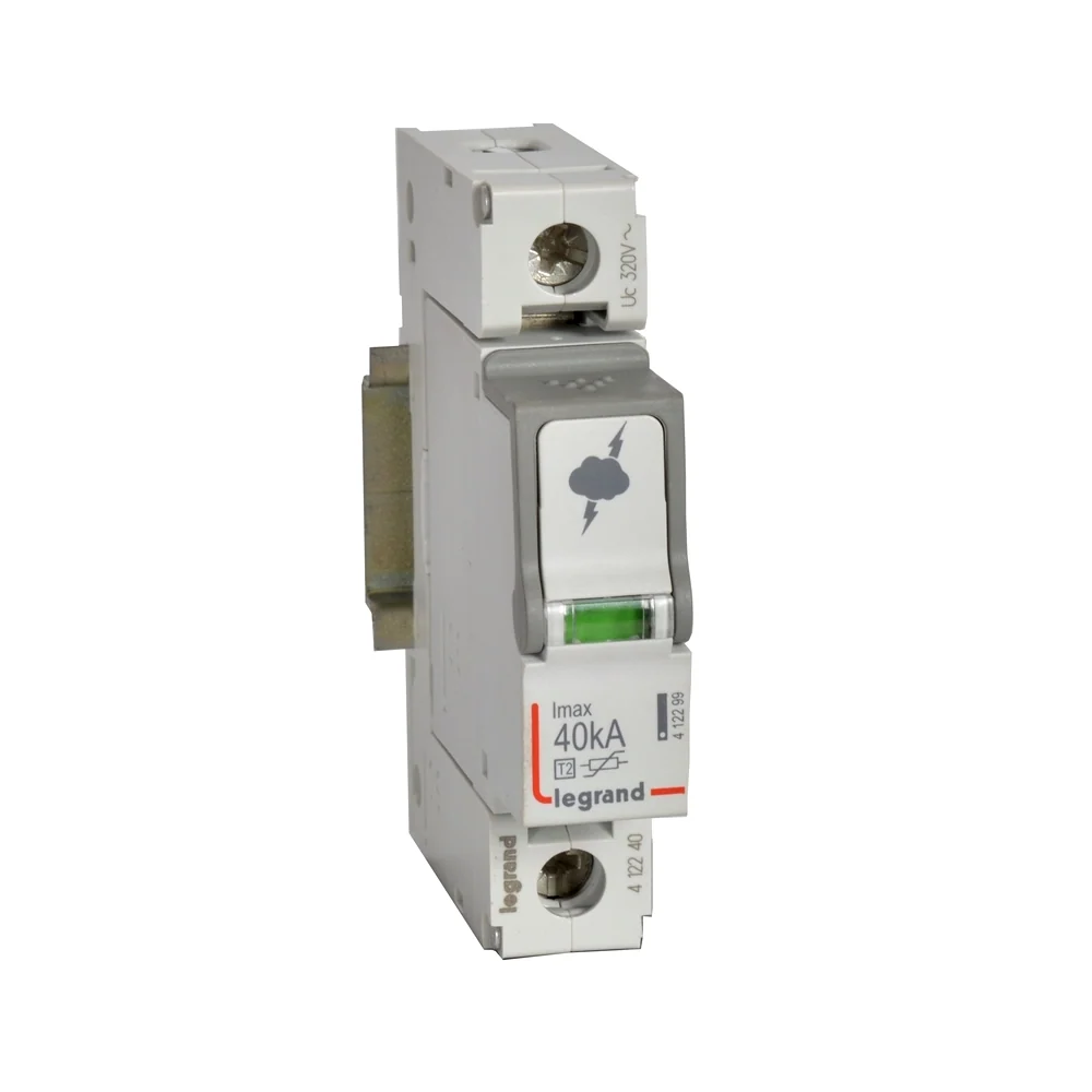 Dispozitiv de protectie la supratensiune, T2, 1P, 20kA, 320V, 1 modul, Legrand 412240