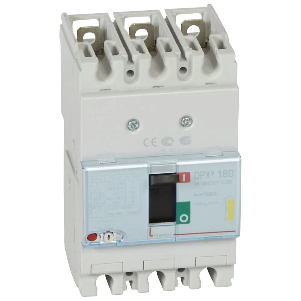 Intrerupator automat, tip USOL, DPX³ 160MT 3P 100A 16kA, Legrand 420005