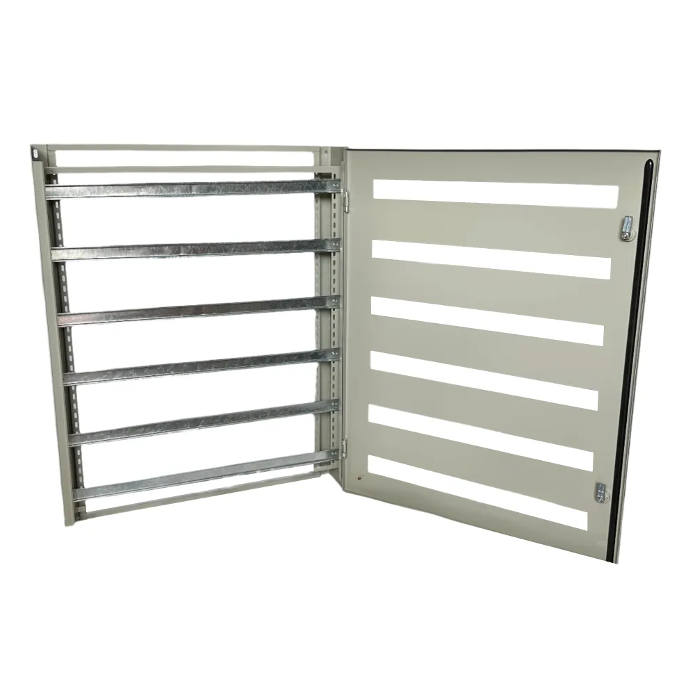 Sasiu pentru tablou metalic 1000x800x250, 6 randuri, 198 posturi, gri, Aledio ACH1082