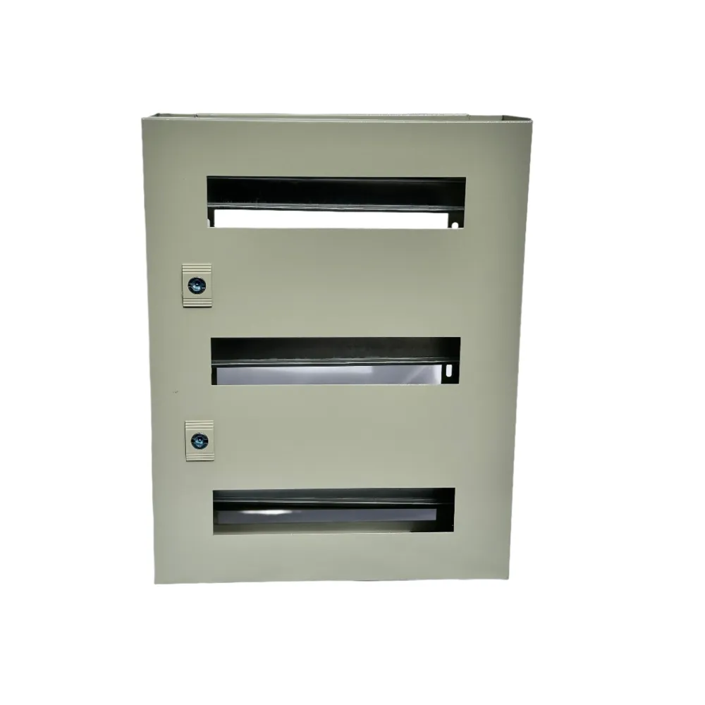 Sasiu pentru tablou metalic 500x400x200, 3 randuri, 39 posturi, gri, Aledio ACH0542