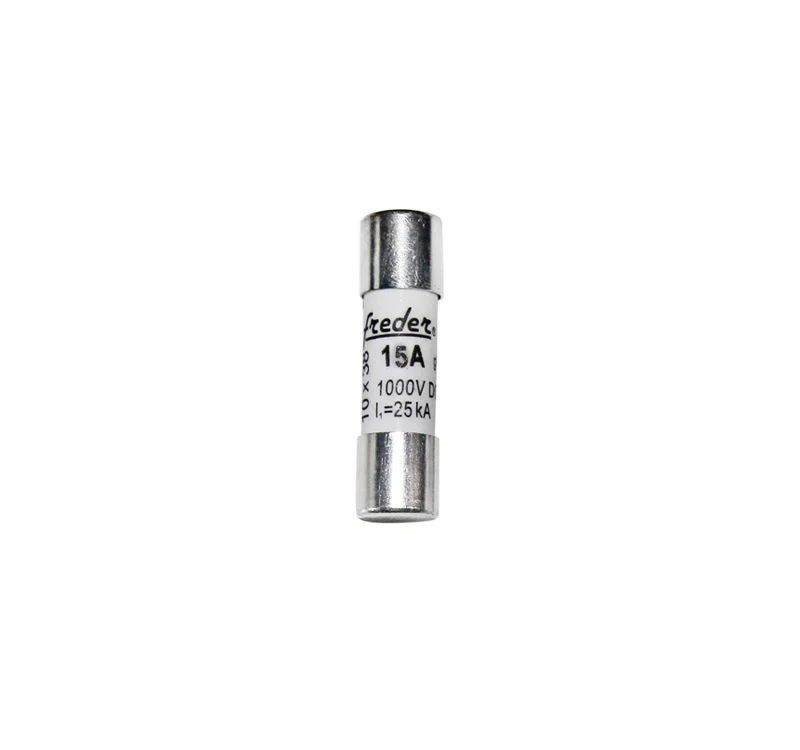 Sigurante cilindrice, 15A, gPV, 10x38, 1000V DC, Freder 88-8150