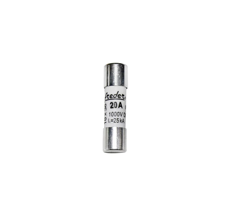 Sigurante cilindrice, 20A, gPV, 10x38, 1000V DC, Freder 88-8200