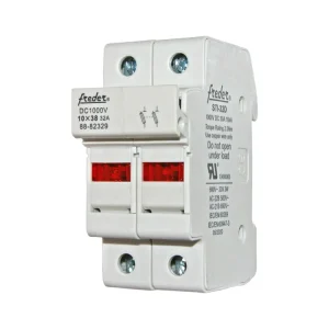 Soclu sigurante cilindrice, 2P, 10x38, 32A, 1000V DC, Freder 88-82329