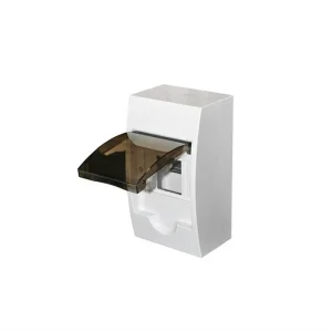Tablou plastic, aparent, 4 module, 1 rand, IP40