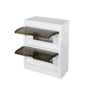 Tablou plastic, aparent, 24 module, 2 randuri, IP40