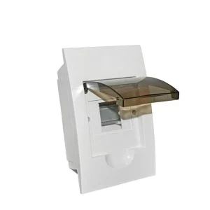 Tablou plastic, incastrat, 4 module, 1 rand, IP40