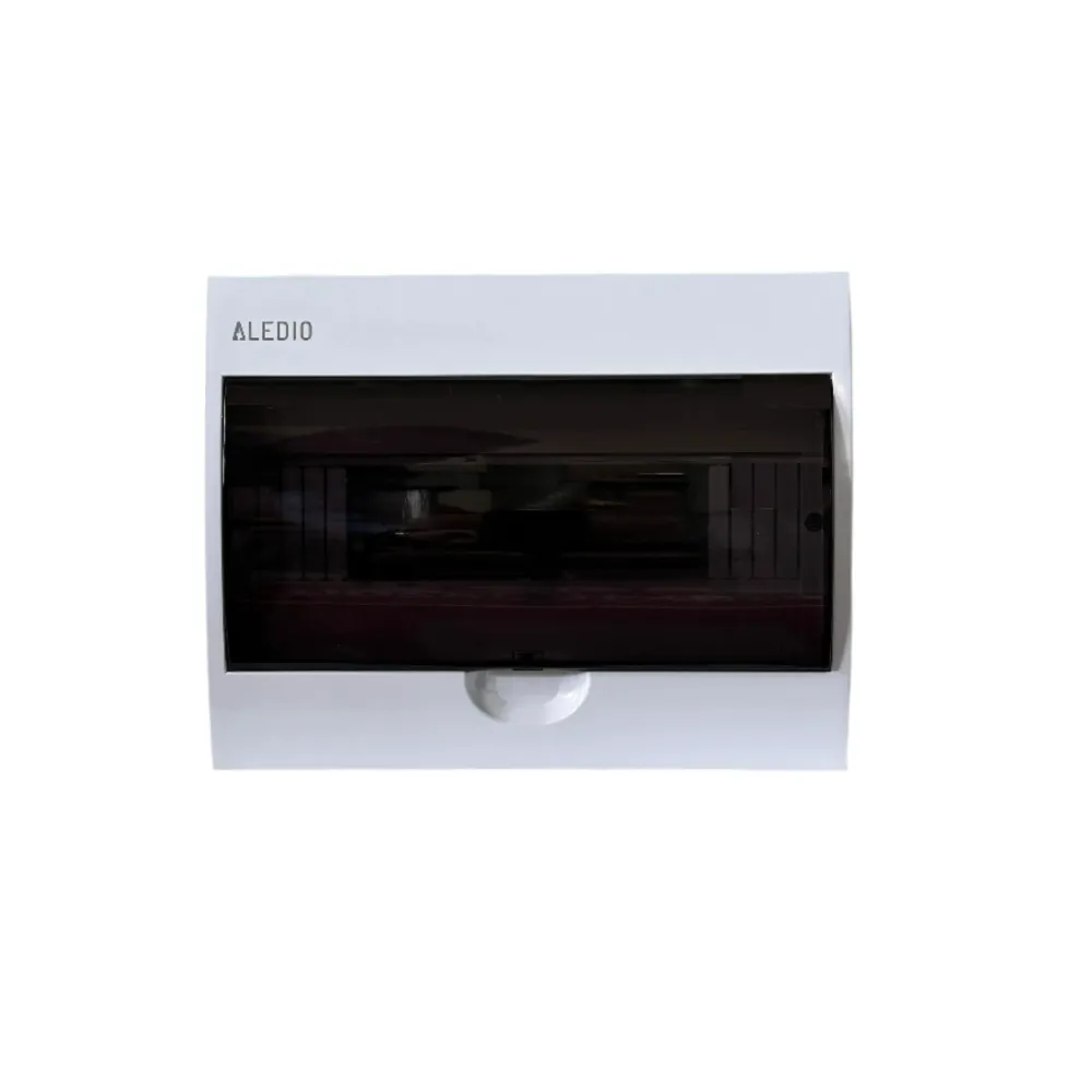 Tablou policarbonat, aparent, 12 module, 1 rand, IP50, Aledio A12M1PT
