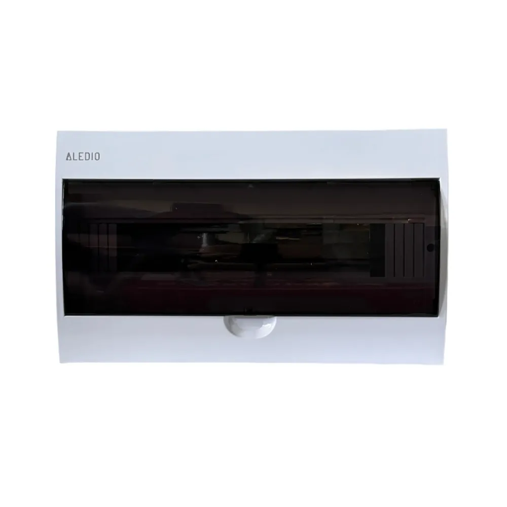 Tablou policarbonat, aparent, 18 module, 1 rand, IP50, Aledio A18M1PT