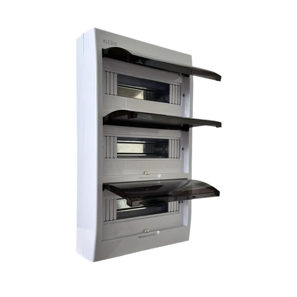 Tablou policarbonat, aparent, 36 module, 3 randuri, IP50, Aledio A36M3PT