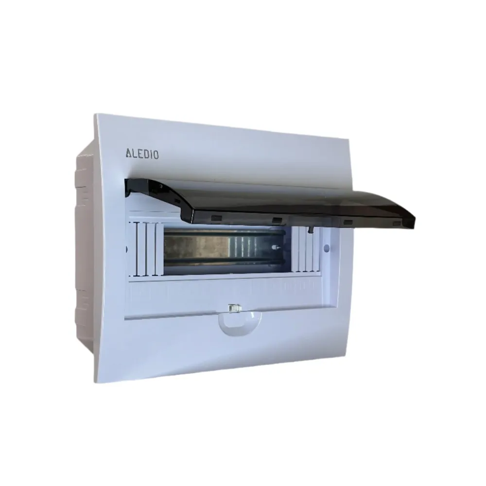 Tablou policarbonat, incastrat, 12 module, 1 rand, IP50, Aledio A12M1ST