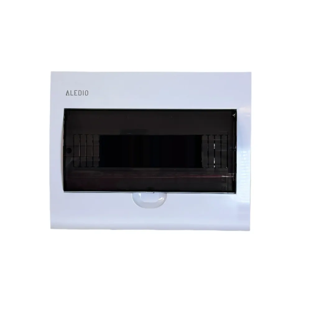 Tablou policarbonat, incastrat, 12 module, 1 rand, IP50, Aledio A12M1ST