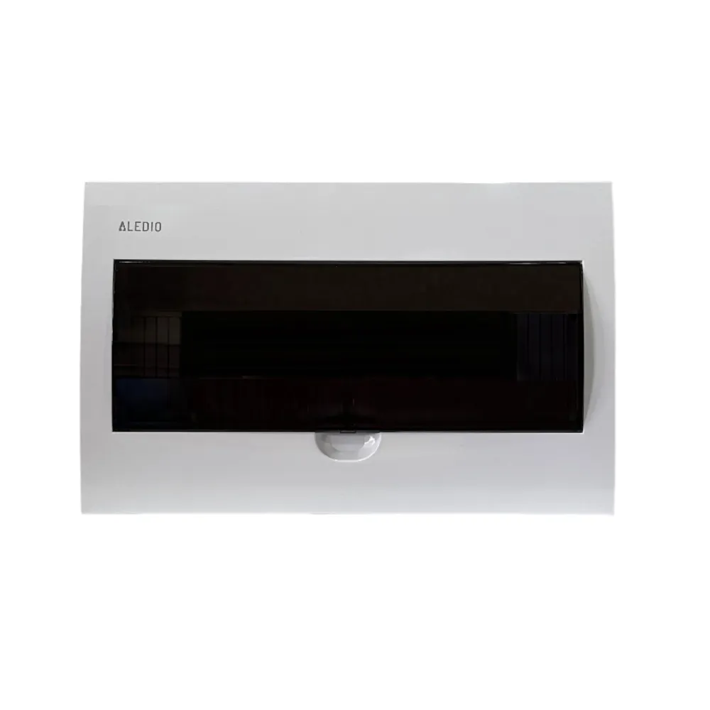 Tablou policarbonat, incastrat, 18 module, 1 rand, IP50, Aledio A18M1ST