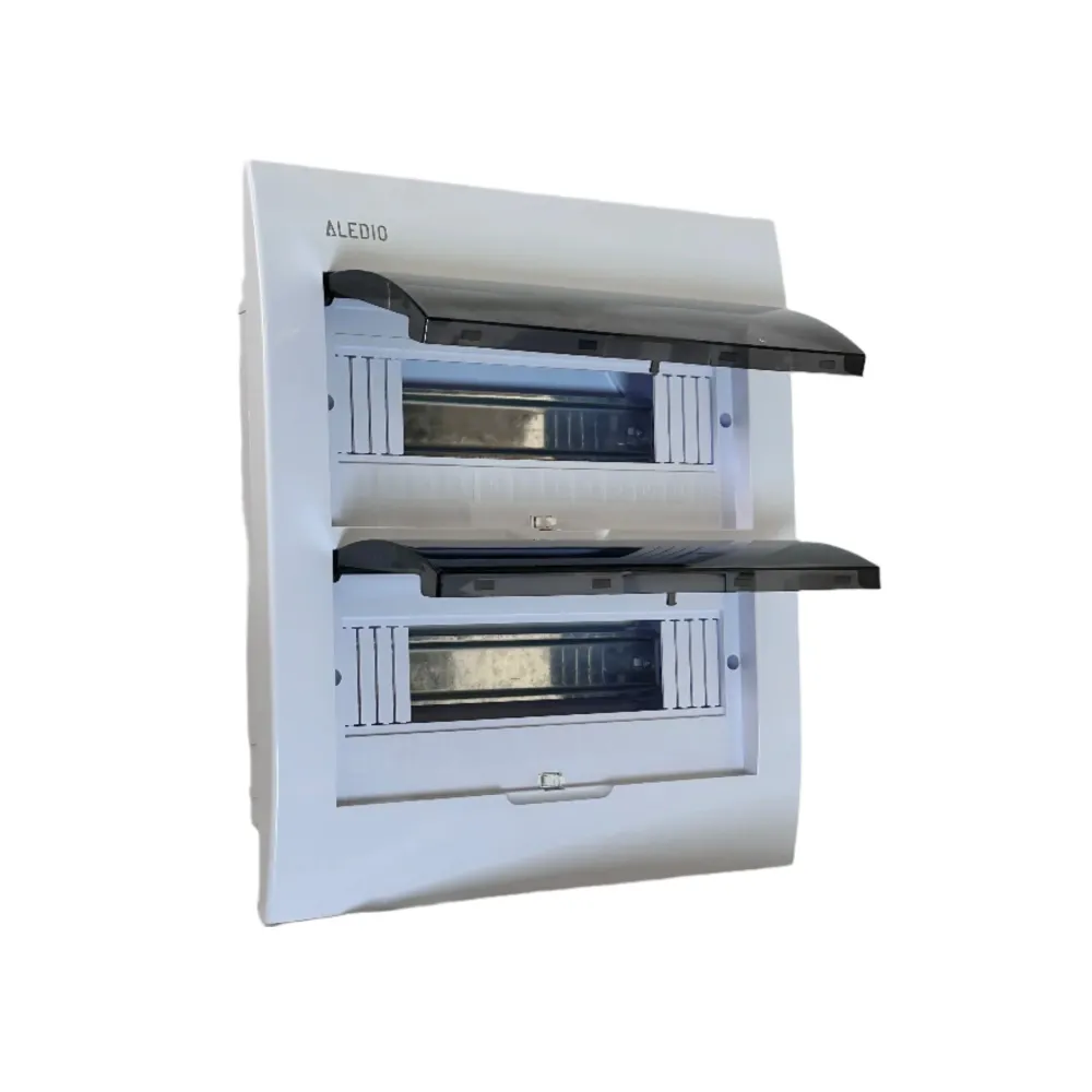 Tablou policarbonat, incastrat, 24 module, 2 randuri, IP50, Aledio A24M2ST