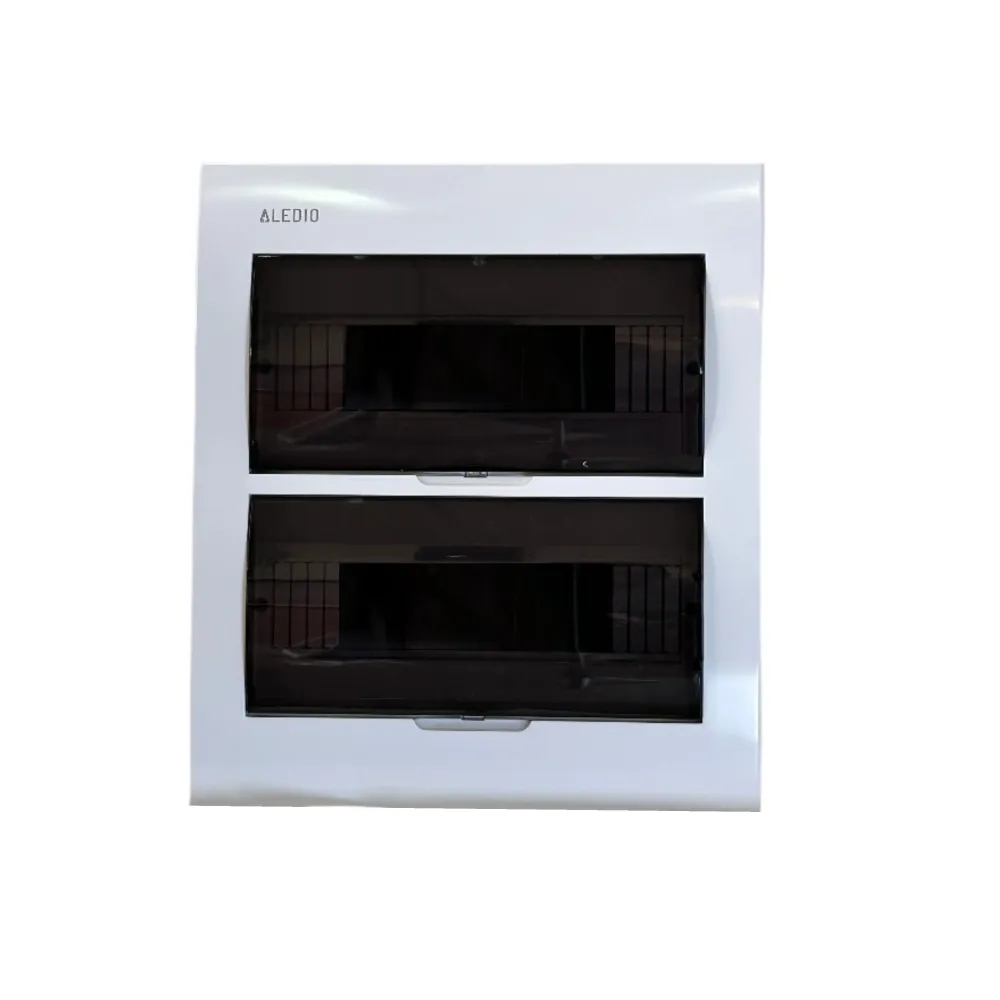 Tablou policarbonat, incastrat, 24 module, 2 randuri, IP50, Aledio A24M2ST